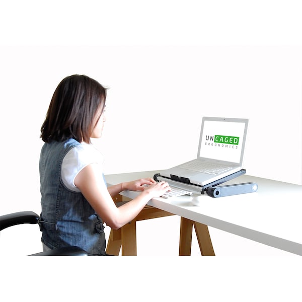 Uncaged Ergonomics 14X10 Lightweight Laptop Stand, WEL-BLACK WEL-BLACK - main